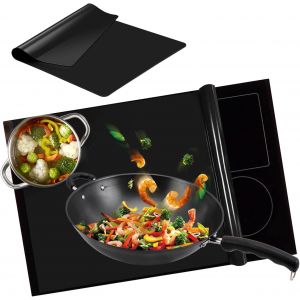 AYUHR-1 Pièce 52x78cm Protege Plaque Induction Tapis de Cuisson Magnétique en Silicone Tapis pour Plaques à Induction Anti Rayures Non Slip pour Cuisinière à Induction - Neuf