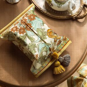 ¿24 × 18 cm¿Motif imprimé Maison Salon Chambre Boîte à mouchoirs multifonction Boîte à mouchoirs de voiture haut de gamme (à l'exclusion des mouchoirs et autres produits) - Neuf
