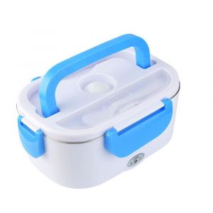 Chauffe-boîte à lunch électrique 3 en 1 pour voiture, camion, travail, bleu - Neuf
