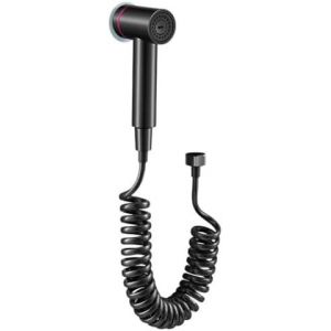 Pommeau de douche r&eacute;glable pour bidet de salle de bain avec long tuyau, id&eacute;al pour les soins personnels - Neuf