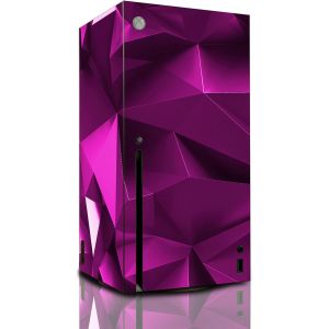 Film de protection autocollant pour console de jeux-En vinyle-Protection contre les rayures-Ajustement parfait-R139 (X,05 Polygon rose) - Neuf