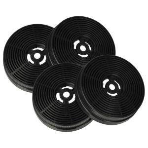 vhbw 4x Filtres &agrave; charbon actif remplacement pour PROKIRA PRCF140 pour hotte aspirante - Neuf