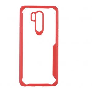 Housse de t&eacute;l&eacute;phone en silicone souple transparent antichoc pour LG G7 Super Light Red - Neuf