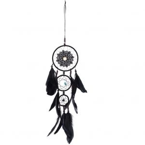 Hjlian Attrape-Reves Retro En Plumes, Decoration Murale Pour La Maison, Decoration De Fete De Mariage - Neuf