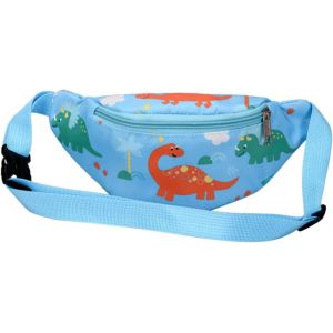 SJZG-Sac Banane Enfant, Joli Sac Banane Dinosaure, Sac De Poitrine Pour Enfants Enfants Grils Gar&ccedil;ons Course Randonn&eacute;e Voyage Sports(Bleu Clair) - Neuf