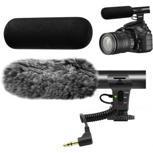 M-1 Microphone Vidéo Pour Appareil Photo Reflex Numérique, Interview, Pour , Nikon, , Fuji Videomic Avec Pr Jack 3,5 Mm[Camera3865] - Neuf