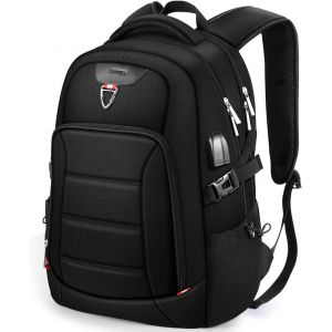 LETNERNY-Sac À Dos Portable Sac À Dos De Voyage Extensible Imperméable 40 L Sac À Dos Multifonction Sac À Dos Un xe De Grande Capacité Pour Étude, Voyage, Travail, Université, Activités - Neuf