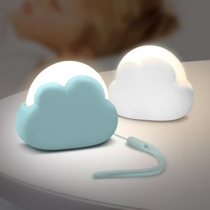 Trahoo-Veilleuse Enfant Nuage Lampe De Nuit Cadeau Naissance Bébé Fille Garçon Lampe Chevet Maternité - Neuf