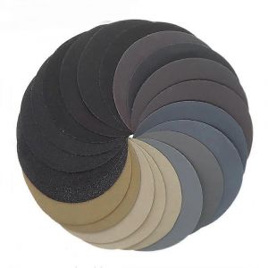 60-10000 Grain Rond Disques De Pon&ccedil;age De 5 Pouces De 125mm Crochet De La Boucle Du Papier De Verre 8 Trou Sander Pad De Polissage Feuilles De 5pcs - Neuf
