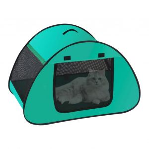 Niche Rafra&icirc;chissante Pour Chat, Abri Pour Chiots, Tente Pliable Et Respirante Pour Chats Et Chiens, Confort Interieur Et Exterieur - Neuf