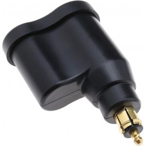 Adaptateur USB de Voiture Allume-Cigare Compatible avec Hella DIN Prise Moto Chargeur Double USB Adaptateur Secteur pour T&eacute;l&eacute;phones Intelligents Tablettes GPS Cam&eacute;ras MP3/MP4 - Neuf