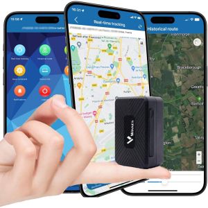 VornixorSarlshop-Mini Traceur GPS 4G TK913 GPS Tracker sans limitation de Distance Suivi en Temps r&eacute;el antivol Anti-Perte pour Enfant Valise Sacs &agrave; Main Valurable - Neuf