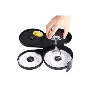 Plateau De Rangement &Agrave; 3 Niveaux Pour Bord De Verres &Agrave; Cocktail, Avec &Eacute;ponge Pour Le Sel Et Le Sucre. - Neuf