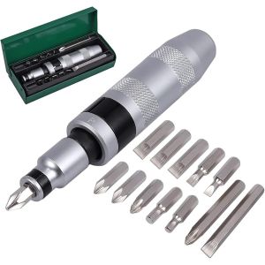 ERYI-Tournevis À Frapper 13 Pièces 1/2" Impact Driver Set D'Embouts Pour Coupes Hexagonales En Croix Pour Usages Lourds - Neuf