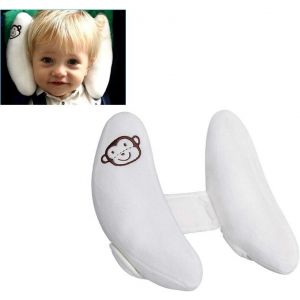 Appui-Tête Réglable Pour Bébé - Coussin De Voyage En Forme De Banane, Appui-Tête Pour Siège Auto, Poussette, Bascule - Neuf