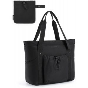 Sac de transport pliable pour femme-&Eacute;tanche-Avec compartiment pour ordinateur portable et fermeture &eacute;clair-Pour les voyages,le travail,le fitness - Neuf