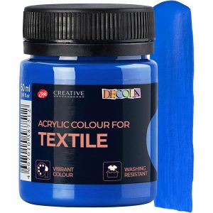Peinture Textile Classique Bleu 50ML | Teinture Textile &Agrave; Haute Teneur En Pigments | Fabriqu&eacute; Par Nevskaya Palitra - Neuf
