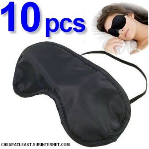 Lot De 10: Bandeau Occultant Cache Yeux - Masque De Sommeil / Nuit / Repos / Voyage - Neuf