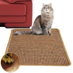 Tapis Griffoir Antidérapant Et Durable Pour Chat ¿ 39,6 X 29,7 Cm En Sisal Naturel Pour Protéger Les Meubles Et Créer Un Espace Confortable Pour Votre Chat - Neuf