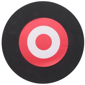 Cible De Tir À L'arc En Mousse Eva Auto-Réparatrice,25 X 3 Cm,Pour La Chasse Et La Pratique,Noir Et Rouge - Neuf
