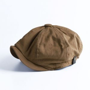 Chapeau Gavroche Homme Chevron Baker Boy Cabbie Plat Chapeau Gavroche Vintage Meilleur Cadeau De Saint Valentin B - Neuf