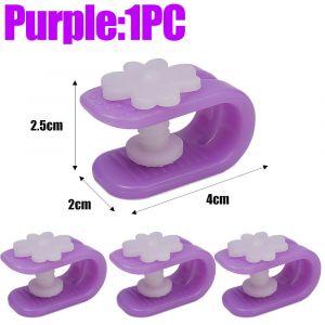 Clip Pour Drap De Lit",Housse De Couette,Couverture,Textile,Boucle Fixe,Pinces Antid&eacute;rapantes,Accessoires De Rangement Pour La Maison,"Style Spirale - Type Purple-1pc - Neuf