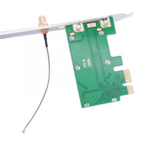 Mini Pci-E Vers Ordinateurs De Bureau Adaptateur De Carte Pci-E Carte R&eacute;seau Sans Fil Mini Pcie Pc Pc Portable Carte R&eacute;seau Sans Fil Carte Adaptateur Nouveau - Neuf