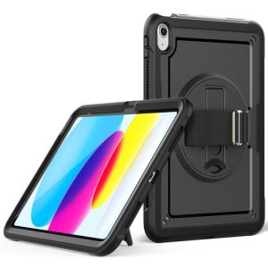 Étui Support Avec Poignée En Miel Pour Ipad 11 11e Génération / 10.9 10e Génération 2022/2025 - Noir - Neuf