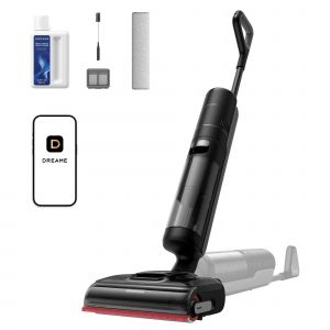 DREAME H15S Aspirateur Laveur, Nettoyage Triple Ar&ecirc;te, Bras Robotis&eacute; AI, Aspiration 21 000 Pa, Sans Noeud, Nettoyage de la Brosse et S&eacute;chage Silencieux &agrave; 90 &deg;C, Port&eacute;e &agrave; Plat &agrave; 180&deg;, Contr&ocirc;le via l'App - Neuf