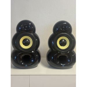 Enceintes de la marque Scandyna, mod&egrave;le Minipod, Finition Noir - Neuf