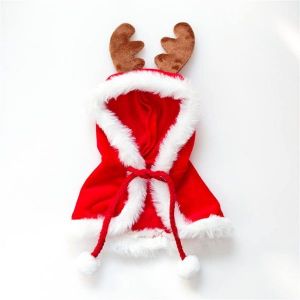 Cape de No&euml;l &agrave; capuche Labubu pour poup&eacute;es de 15 et 17 cm - Neuf