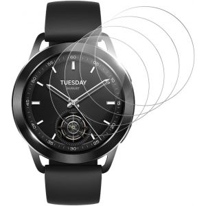 Tempered Glass Screen Protector For Xiaomi Watch S3 4 Pieces [9h Hardness] [Clear Hd] [Bubble Free] [Anti-Scratch] Screen Protector - Neuf