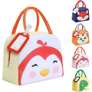 Letnerny-Sac Isotherme Repas Enfant Et Bébé, Petit Sac Repas (Manchot) - Neuf