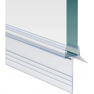 Joint de douche-2x60 cm pour 7 mm et 8 mm-Avec lèvre extra allongée-Joint de porte de douche pour porte en verre-Joint de rechange-Imperméable ou étanche - Neuf