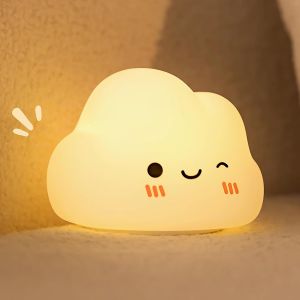 Veilleuse Pour Enfants, Mignonne Night Light En Silicone Douce Pour Bébé Veilleuse Silicone Souple Rechargeable Et Diminuable Veilleuse Avec Minuterie Led Veilleuse Bébé Pour Chambre D'enfants - Neuf