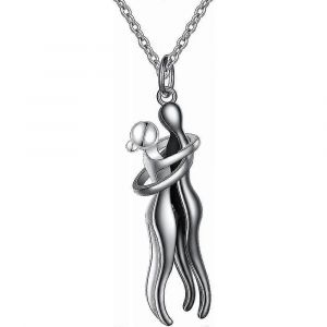 Collier De Couple C&acirc;lin S925 Argent Sterling C&acirc;lin Collier Bijoux Bien-Aim&eacute;s Pour Lui Et Elle,Cadeau De La Saint-Valentin Amoureux Iax Wxi - Neuf