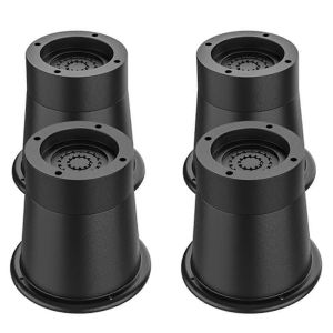 Lot De 4 Élévateurs De Meubles Robustes Ronds En Caoutchouc Pour Canapés - Neuf