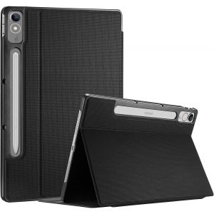 ELVORIX-Coque pour Lenovo Tab P12 12.7 Pouces en 2023, &Eacute;tui Housse Intelligent de Protection Anti-Chute pour Lenovo Tab P12 12.7"", Rabat Magn&eacute;tique Stable -Noir - Neuf