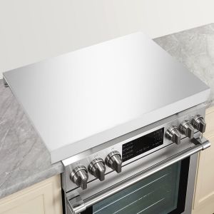 Jexnovashop-Couvercle De Cuisiniere En Acier Inoxydable 76x56x7cm Couvercle Cuisinière À Gaz Protege Couvercle De Cuisiniere - Neuf