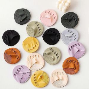 5 Paires Toe Topper Liner Chaussettes Coussin Éponge No Show Femmes Sans Orteils Demi-Chaussettes Pour Talons Hauts Sandales Sling Back - Neuf