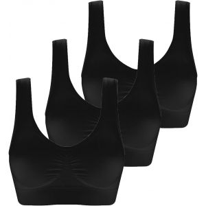 Soutien-Gorge Plus Soutien-Gorge Mince Taille Pleine Tasse Hauts Grande Couleur Sport Femmes Chemisier Femme Sans Bretelles Soutien Gorge Dos Nu, Brassiere Soutien Gorge Armature Avec - Neuf