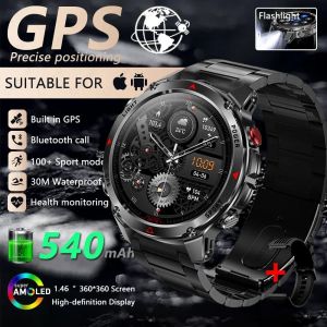 2025 Nouveau T-Rex 3 Montre Intelligente Hommes Gps Intégré 540 Mah Batterie 3Atm Étanche Boussole Baromètre Altimètre Sport Smartwatch Homme.Rose. - Neuf