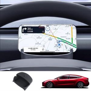 Support de T&eacute;l&eacute;phone pour Tesla Model 3 Highland 2024 Tous Les T&eacute;l&eacute;phones Support de Lunettes de Soleil en Silicone Porte-Monnaie de Protection pour Tesla 3 Highland Accessoires - Neuf