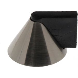 TRAHOO-BURG-WÄCHTER, Butoir de Porte design, Hauteur: 26 mm, Diamètre: 40 mm, Avec matériel de fixation, TSB 2140 Ni SB, Finition Acier Inoxydable - Neuf