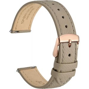 Grace Bracelets De Montre, Cuir De Grain Sup&eacute;rieur, Lib&eacute;ration Rapide, Bandes De Remplacement, Boucle En Acier Inoxydable, Largeur De Bande 12mm 14mm 16mm 18mm 20mm - Neuf