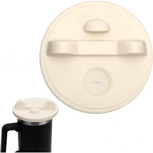SJZG-Couvercle De Tasse Pour Support De T&eacute;l&eacute;phone Pour Tasse Stanley, 1,2 L Couvercle Rechange En Silicone Anti-Poussi&egrave;re Couvercles Gobelet Pour Tasse Eau Support T&eacute;l&eacute;phone Portable (Blanc) - Neuf