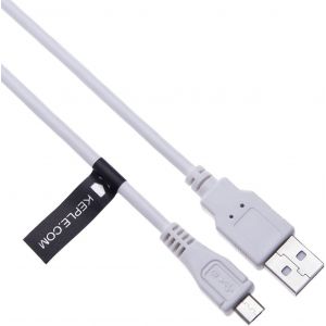 Micro Usb Cable Chargeur Compatible Avec Motorola Lg Sony Blackberry Nexus Xiaomi Huawei Lenovo. Microsoft Lumia Sony Xperia Xa Z5 Z3 Z2, M4 Aqua, M, M2, Z1, L, Sp, Mini | Samsung J5, J7 Blanc (0.5M) - Neuf