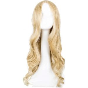 Kalanka-Perruque Blonde, 27&iquest;&iquest; Perruque Blonde Femme, Perruque Femme Longues Ondul&eacute;e, Perruques Pour Cosplay Tenue F&ecirc;te - Neuf
