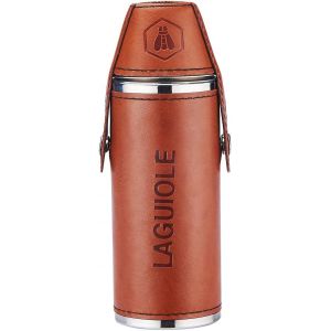 Ulteronixshop-Flasque &agrave; alcool avec 2 verres - Coffret cadeau No&euml;l, anniversaire - Contenance 8 OZ - 235 ml - Id&eacute;ale pour transporter tous types d'alcool - Neuf