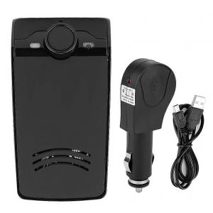 Kit mains libres Bluetooth pour voiture,haut-parleur intégré,clip pour pare-soleil,lecteur de musique automatique - Neuf